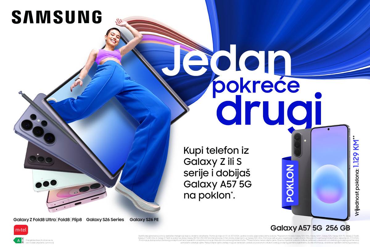  Jedan pokreće drugi: Novi Galaxy iz S ili Z serije donosi vam Galaxy A57 na poklon! 