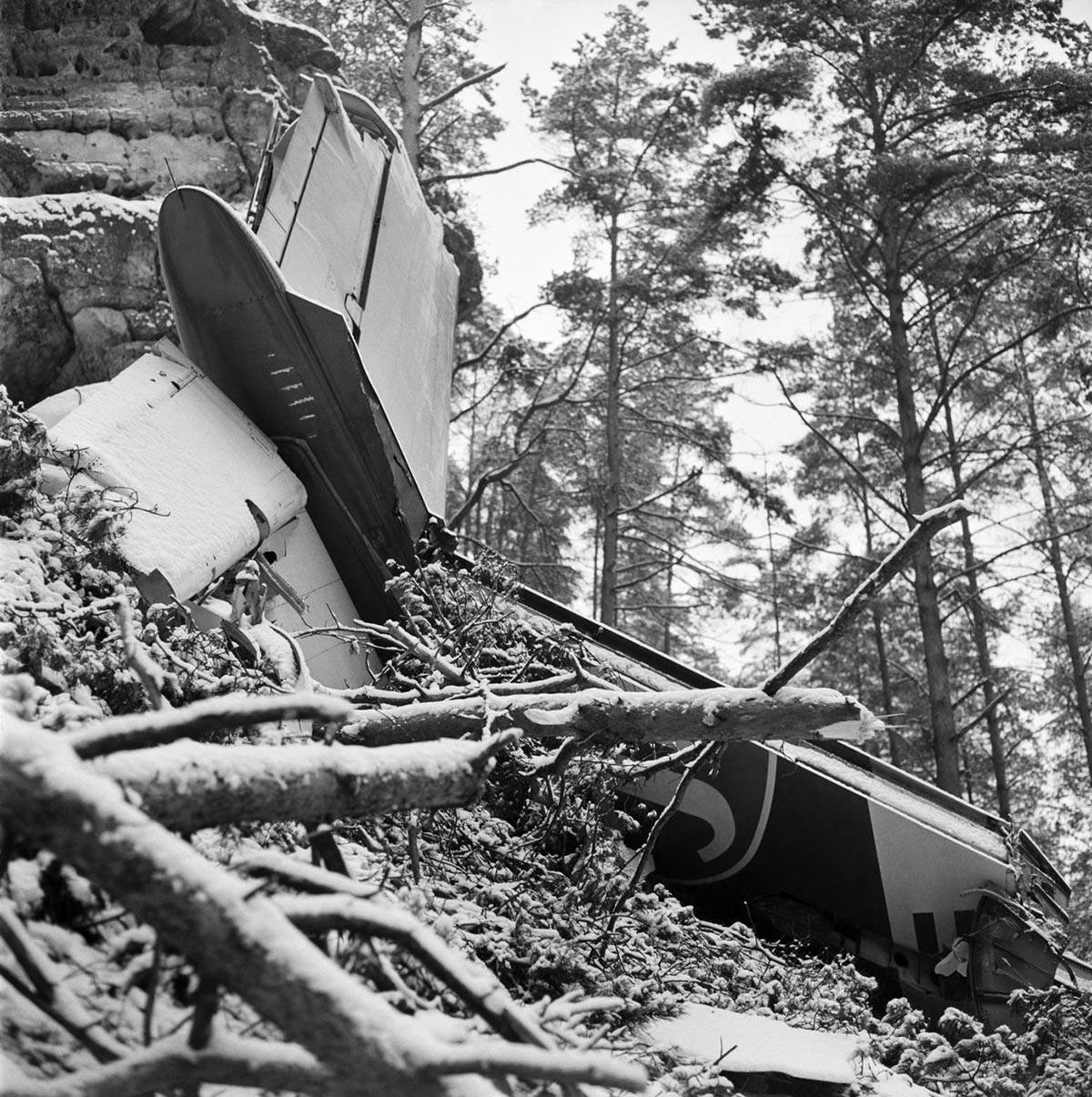  Pad JAT-ovog aviona na Maganiku 1973. godine 