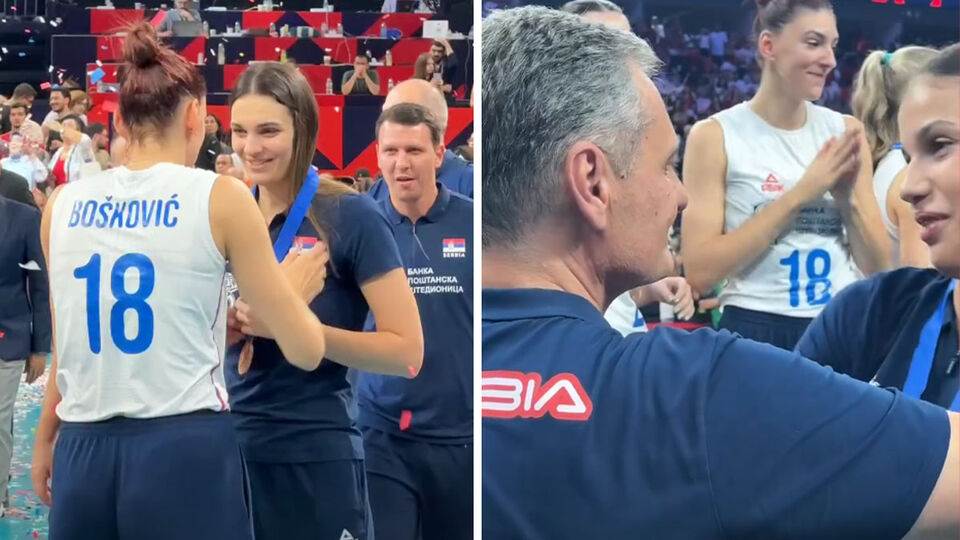  Tijana Bošković i Zoran Terzić skinuli medalje i poklonili ih 