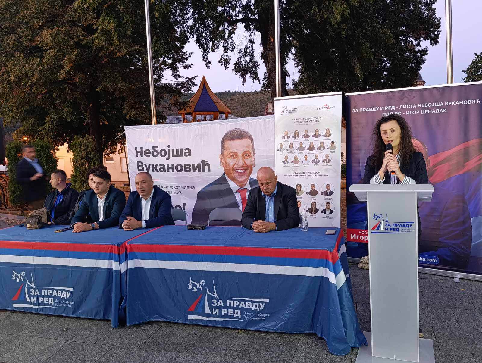  Vukanović na tribini u Mrkonjić Gradu 