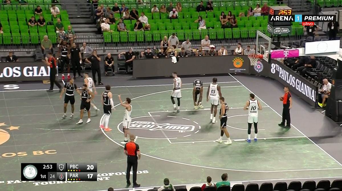  Partizan izgubio sa zvukom sirene od PAOK-a u Atini 