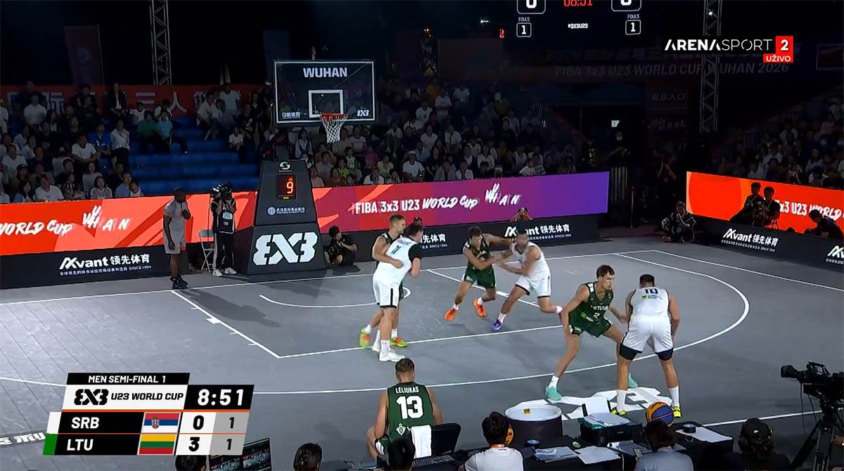  Srbija poražena u polufinalu SP u basketu do 23 godine 