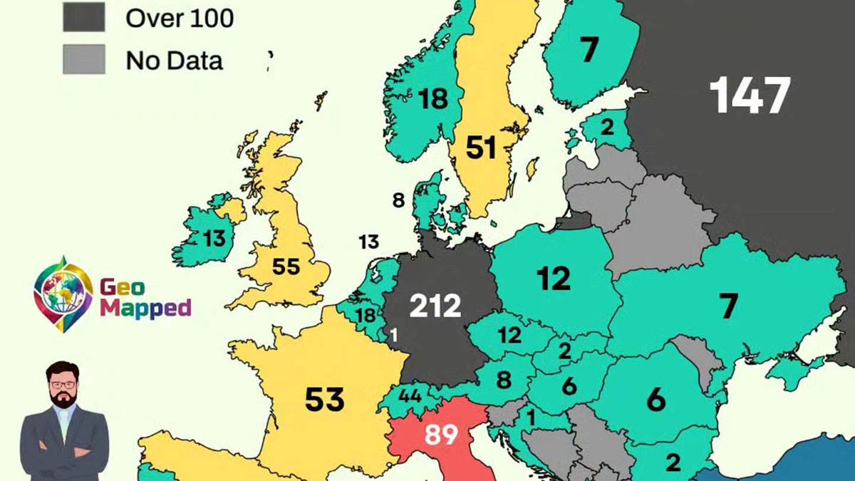  Mapa milijardera u Evropi 