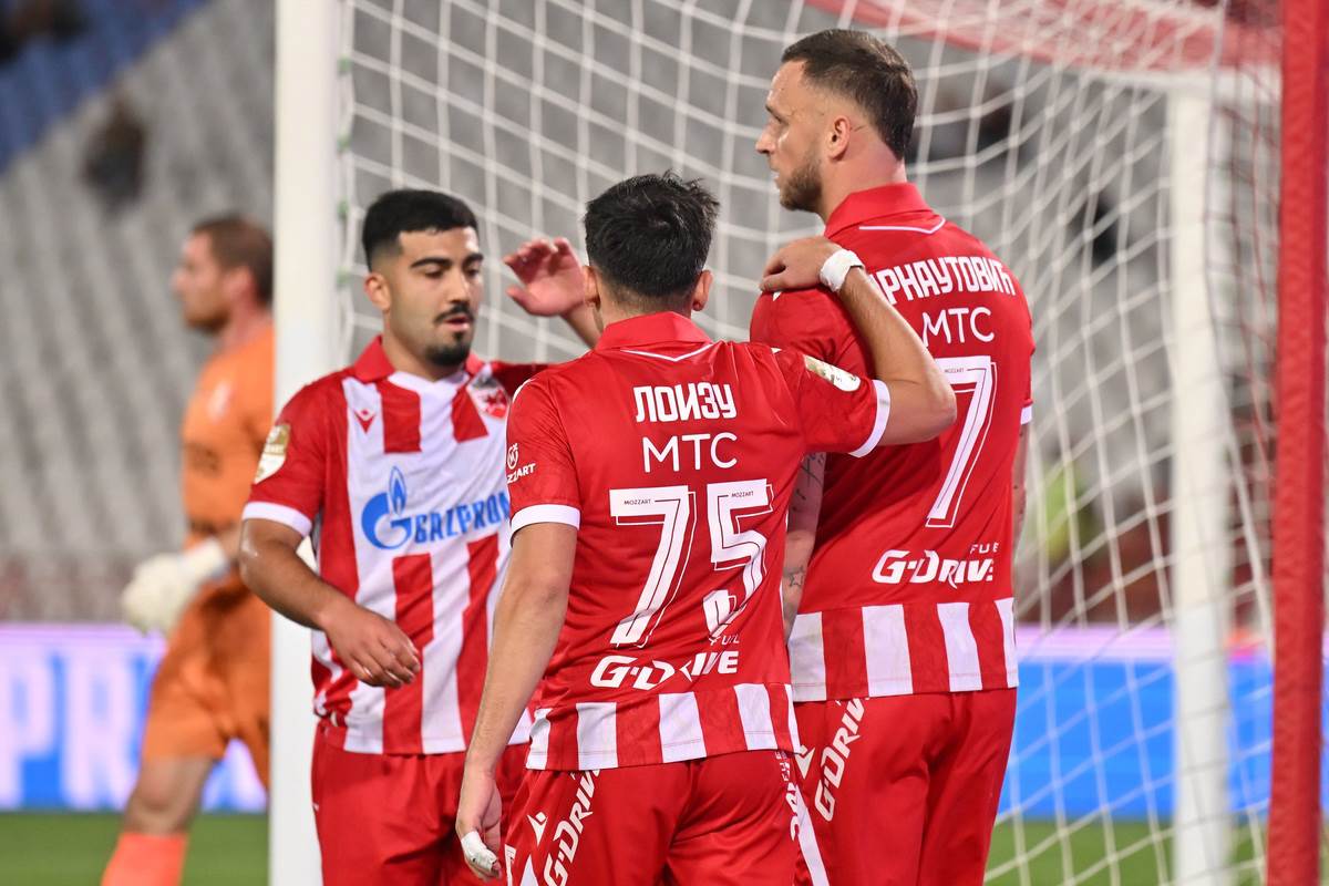  Crvena zvezda pobijedila Radnički iz Niša 3:0 