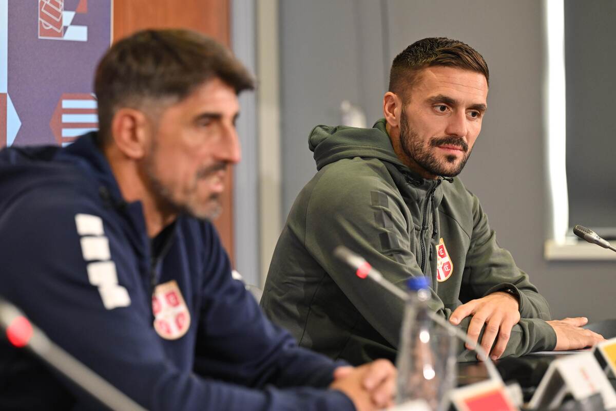  Veljko Paunović Dušan Tadić pred meč Srbija Grčka 