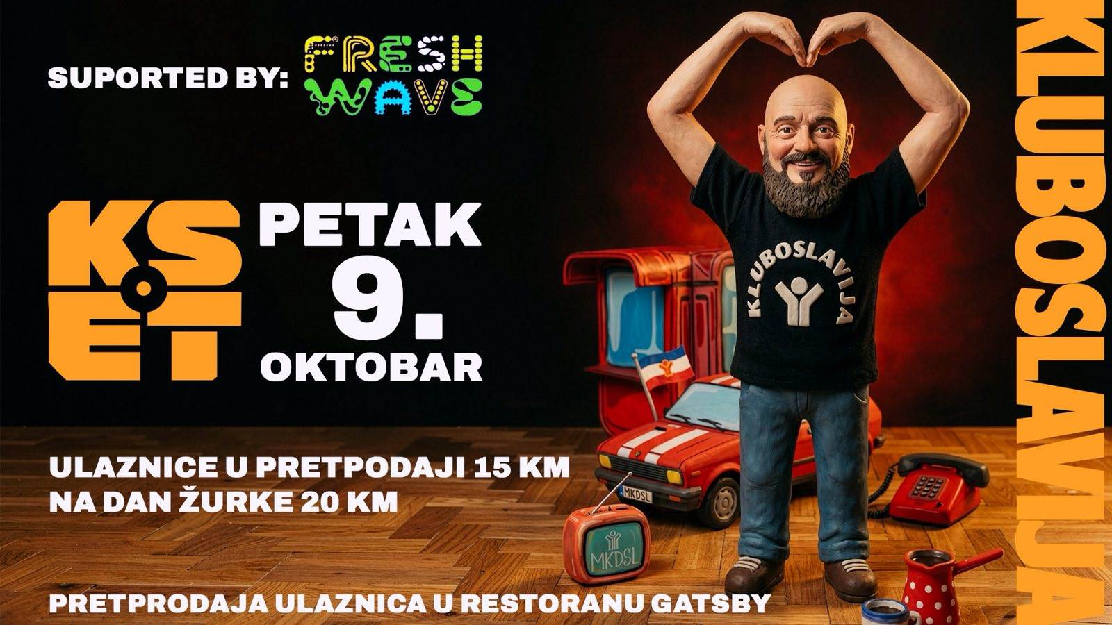  Kluboslavija MKDSL žurka u KSET-u Banjaluka 