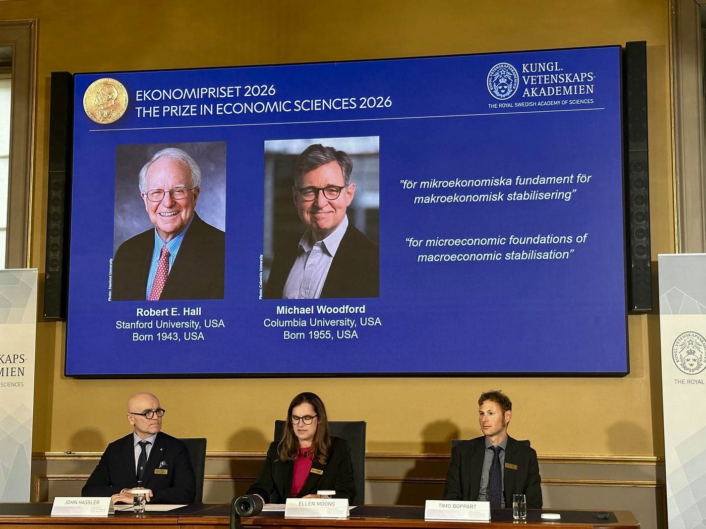 Robert Hol i Majkl Vudford osvojili Nobelovu nagradu za ekonomiju 
