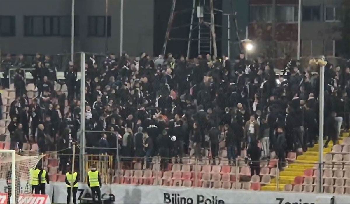  Navijači Zrinjskog se sukobili s policijom u Zenici  
