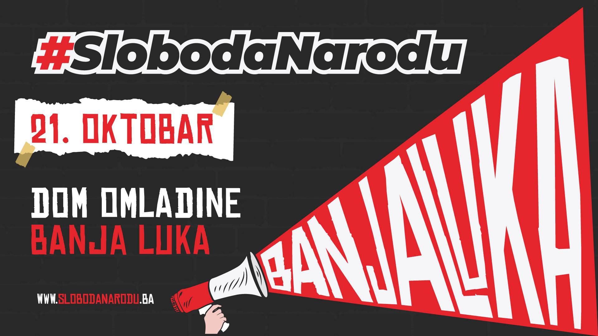  Sloboda narodu 21. oktobra u Banjaluci 