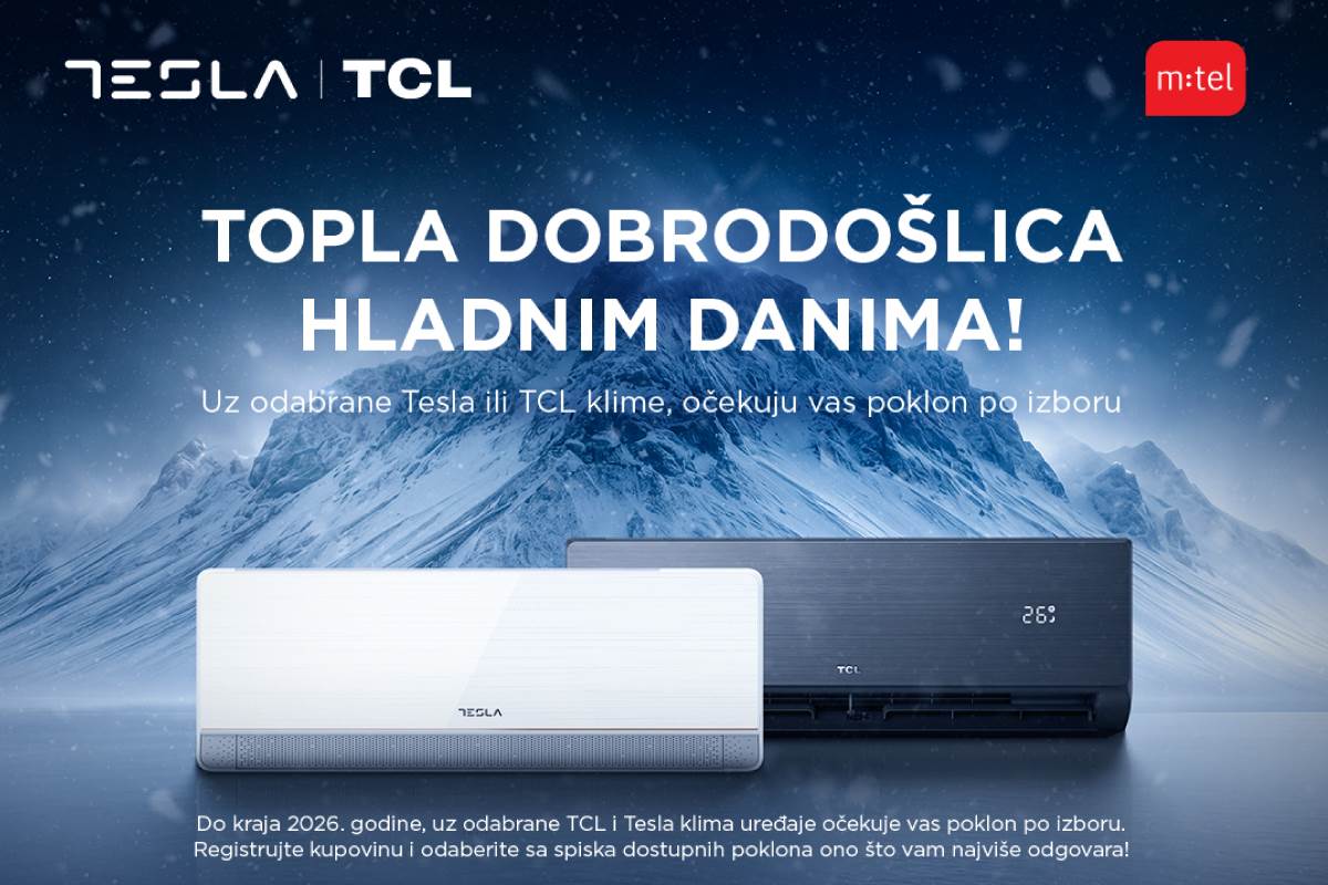  Tesla i TCL klime iz m:tel ponude  