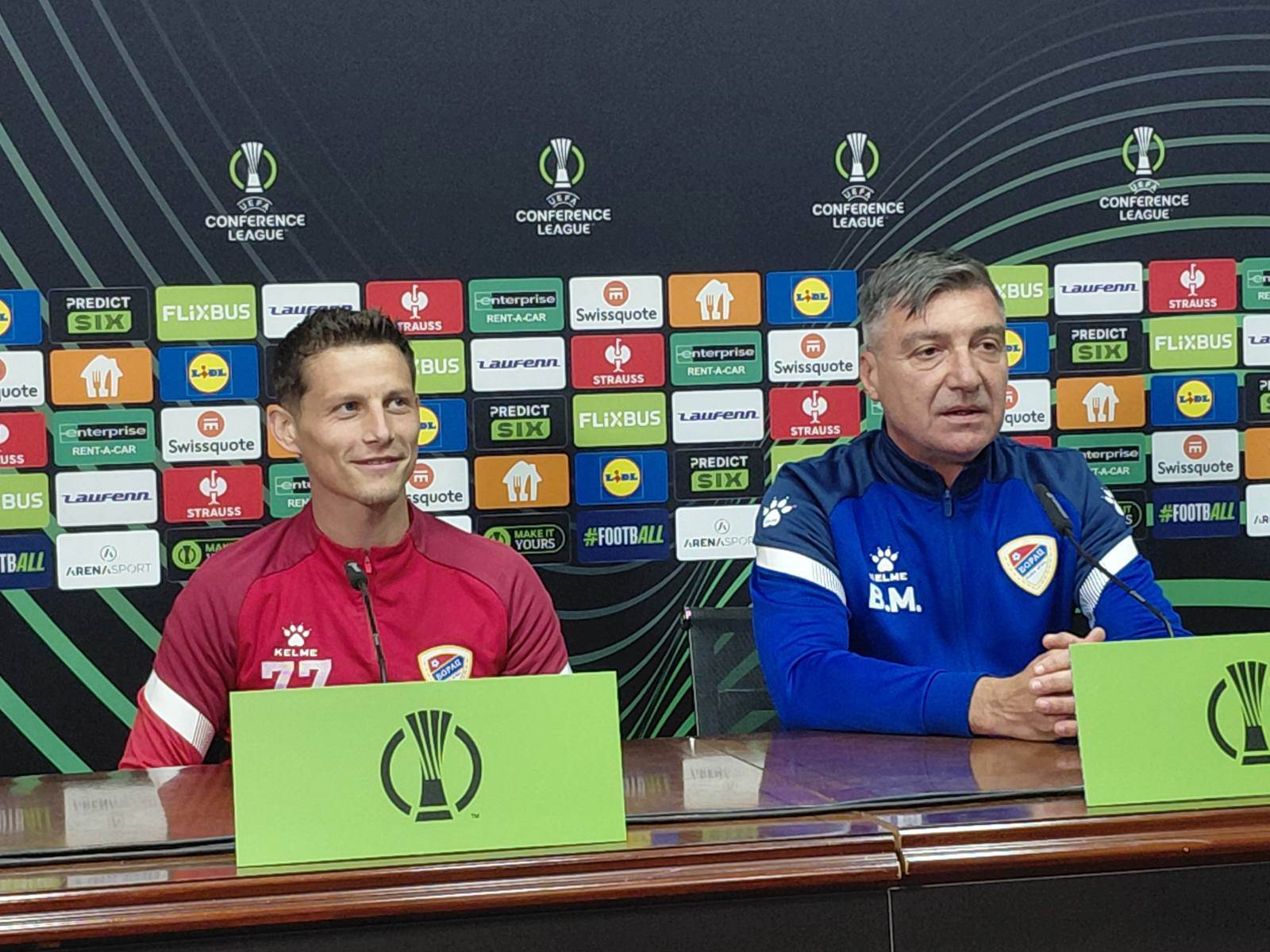  Borac KuPS najava Vinko Marinović i Stefan Savić 