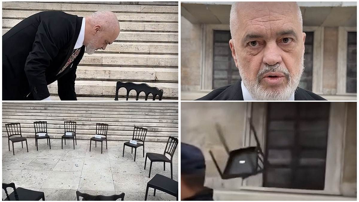  Demonstranti polomili stolice ispred Raminog kabineta 
