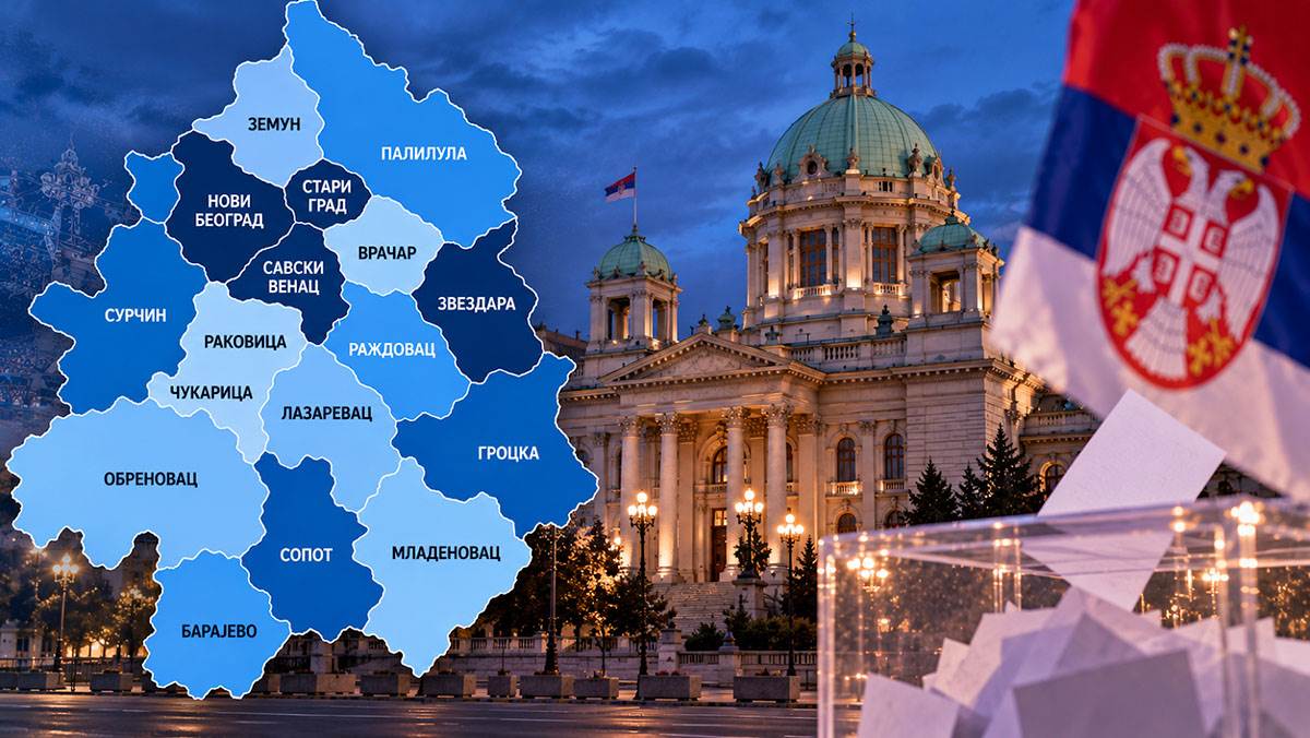  Kako je Beograd glasao po opštinama  
