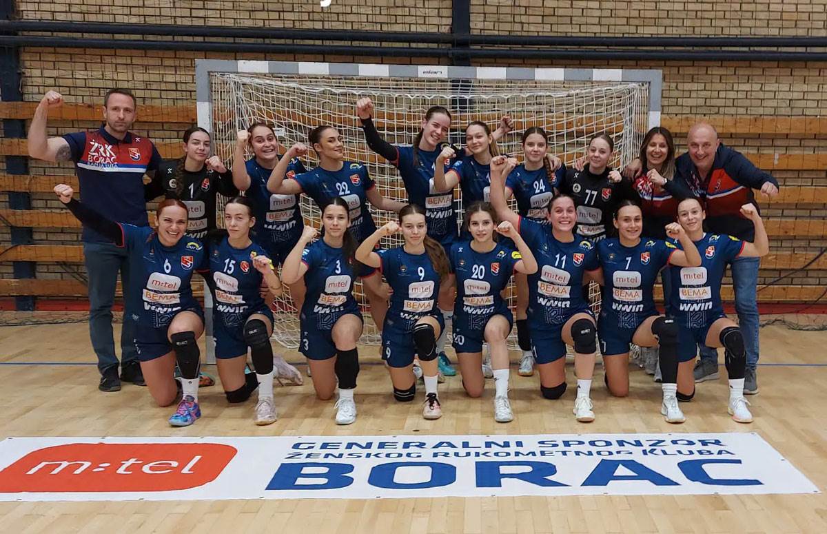  ŽRK Borac slavio protiv ŽRK Zrinjski u Mostaru 