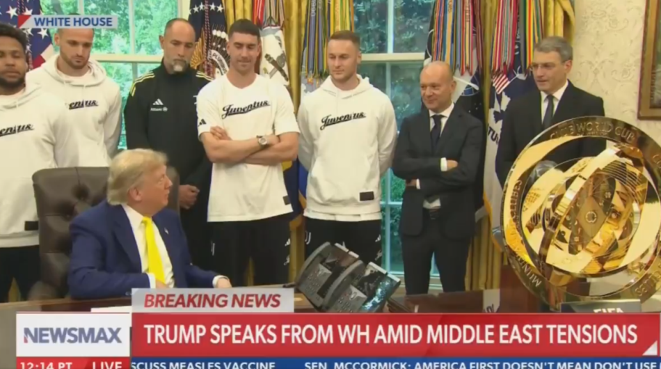 Dušan vlahović et Donald Trump
