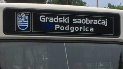  Autobus 20 u Podgorici bez putnika 