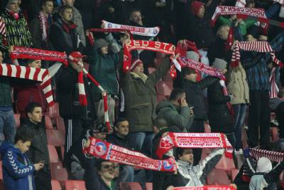  Tuča navijača Zvezde i Partizana u Bijeljini 