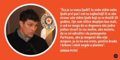  Zoran Mirković i Gordan Petrić tandem na klupi FK Partizan 