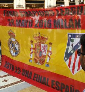  Milano - španski grad na dan finala Lige šampiona 