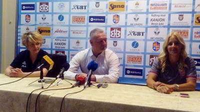  Selektor Marina Maljković i kapiten Milica Dabović pred duel Srbija - Slovenija u Banjaluci 