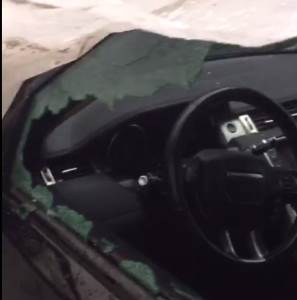  PANČEVO: Grad utukao automobile, ogromna šteta 
