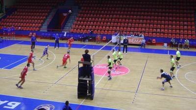  OK Borac m:tel OK Gradina-Herceg 3:0 Premijer liga BiH odbojka 6. kolo 