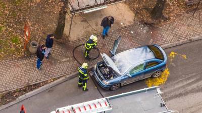  Zapalio se automobil u Banjaluci 