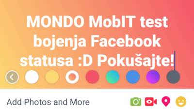  Kako da obojite Facebook status 