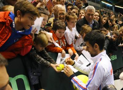  Novak Đoković, trening, Niš 