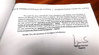  Ništa od revizije presude: HAG ODBIO ZAHTJEV!  