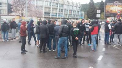  Neredi u Podgorici pred meč Crna Gora - Poljska kvalifikacije za Mundijal 2018 