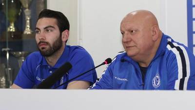  Slavko Petrović i Vedran Kjosevski pred revanš polufinala Kupa BiH Željezničar - Široki Brijeg 