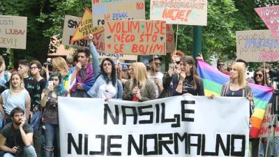  Sarajevo: Protest LGBT osoba 