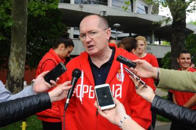  Košarka EP, Francuska-Srbija 73:57,izjava Stevan Karadžić 