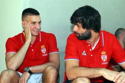  Druženje Bogdan Bogdanović Miloš Teodosić i Novak Đoković 