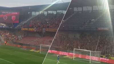  FOTO: Zvižduci, uvrede - navijači Sparte su ljuti 