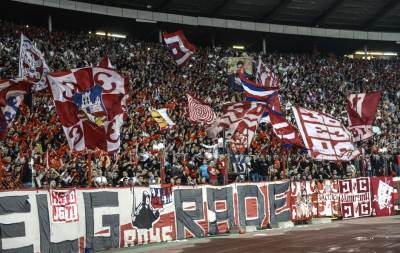  Crvena zvezda Arsenal 0:1 Delije pjevale poslije utakmice, Englezi zbunjeni 