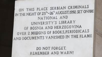  Mijenja se natpis na sarajevskoj Vijećnici? 