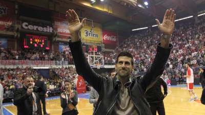  Novak Đoković na utakmici Zvezda - CSKA 