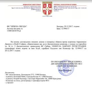  FOTO: Crvenoj zvezdi skinuta zabrana 