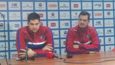  Arman Beširević i Haris Buljina iz RK BOrac m:tel u RK Vogošća 