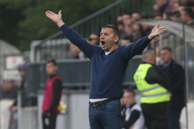  Miroslav Đukić poslije utakmice Čukarički - Partizan 4-2 