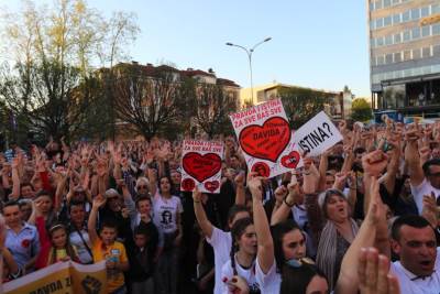  Hiljade ljudi na skupu "Pravda za Davida" (FOTO) 