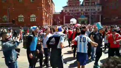  Navijači Argentine i Brazila u Moskvi Mundijal 2018 Rusija FOTO, VIDEO 