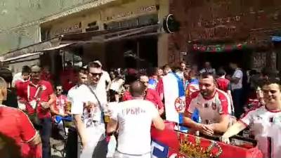  Navijači Srbije pred meč sa Brazilom u Moskvi 