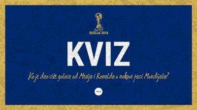  Mundijal 2018 kviz 8 ko je postigao više golova od Ronalda i Mesija 