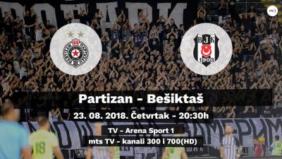  Partizan Bešiktaš Liga Evrope plej-of UŽIVO Arena sport Danilo Pantić 