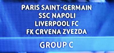  Crvena zvezda u Ligi šampiona Napoli, PSŽ, Liverpul 
