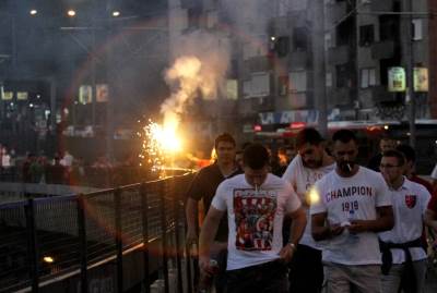  Delije u Parizu na PSŽ - Zvezda 