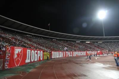  Crvena zvezda Napoli 0:0 navijači, koreografija, navijanje FOTO, VIDEO 